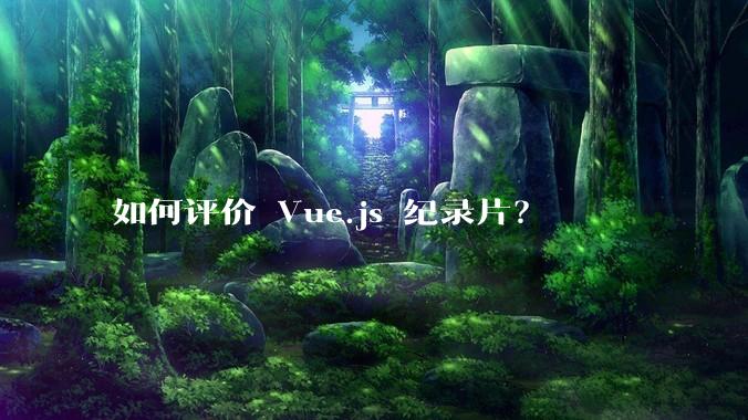 如何评价 Vue.js 纪录片？