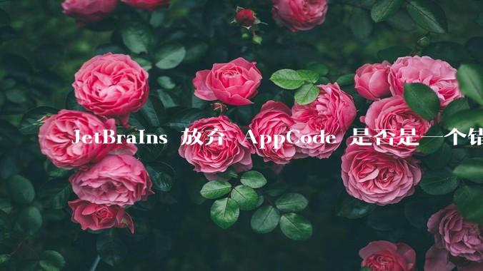 JetBrains 放弃 AppCode 是否是一个错误决定？